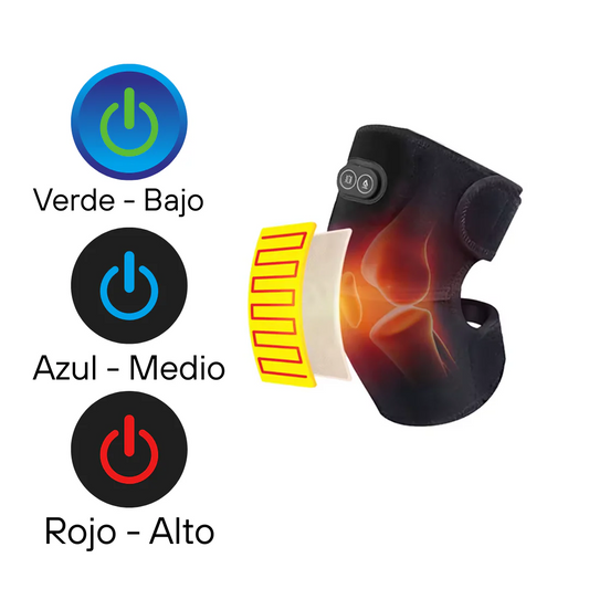 Rodillera termica masajeadora